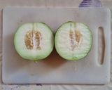 A picture of step 2 of Nectarine and Barattiere Cucumber Salad.