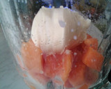 Foto del paso 3 de la receta: Helado de papayo saludable