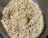 A picture of step 2 of Jowar ladoos.