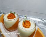 A picture of step 8 of Mango Panna cotta.