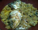 ইলিশ মাছের মাথা দিয়ে কচুশাক (illish macher matha diye kochu shaak recipe in Bengali) রেসিপি ধাপ - 5 ছবি