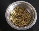 A picture of step 1 of Rajasthani Kurma paratha.