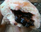 Foto langkah ke 8 dari resep Bakpao Cinta 💜 Gampang Ekonomis (takaran sendok).