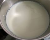 Une image de l'étape 3 de Flan sans pâte aux groseilles noires et abricots.