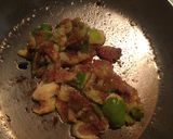 A picture of step 2 of Spaghetti alla Gricia with Figs.