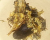 A picture of step 4 of Egusi soup with pounded yam.