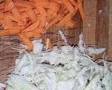 A picture of step 1 of Coleslaw.