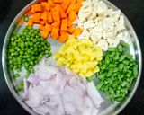 A picture of step 1 of Navratan Korma.