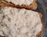 Une image de l'étape 3 de Tartine de rillette de raie à la moutarde terre mer.