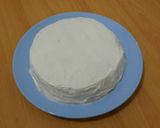 Foto langkah ke 7 dari resep Mille Crepes Greentea Cake (step by step).