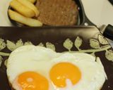 Hình bước làm 2 của món Trứng Ốp - La (Au Plat), Beefsteak, Khoai Tây Chiên 15'