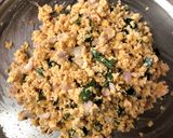 A picture of step 2 of Parippu Vada (Lentil Fritters / Pakora - Kerala style).