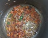 A picture of step 1 of Chana pulao.
