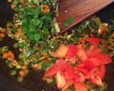 A picture of step 3 of Mixed Veg Soup.