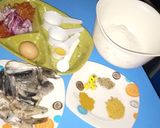 A picture of step 1 of Fish roll.