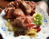 豆鼓辣椒蒸排骨的食譜步驟1照片