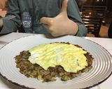 A picture of step 5 of Fried Rice and Lentil Pie.