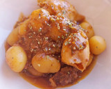 Foto del paso 7 de la receta: Cazuela de calamares con patatas y panceta curada