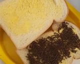 Foto langkah ke 2 dari resep Roti Bakar Meses Coklat.