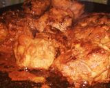 A picture of step 5 of Chicken tandoori tikka.