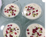 Foto del paso 4 de la receta: Sopa	de	chocolate blanco	con	pistachos	y	granada