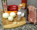 Foto del paso 1 de la receta: Peceto a la portuguesa con papas aplastadas