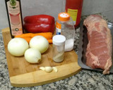 Foto del paso 1 de la receta: Peceto a la portuguesa con papas aplastadas