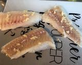 Une image de l'étape 3 de Filets de cabillaud aux épices, crème de curcuma et tomates séchées.