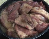 Hình bước làm 1 của món Khô thịt heo xé (giả bò khô)