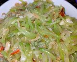 Foto langkah ke 3 dari resep Tumis Labusiam Udang Rebon.