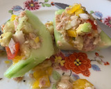 Foto del paso 3 de la receta: Pepinos rellenos de atún