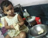A picture of step 2 of Kiwi  Manchurian Gravy With Wheat Plate.