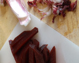 Foto del paso 1 de la receta: Pasta fresca con endibias rojas y remolacha
