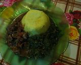 A picture of step 7 of Mashed potatoes, liver n fried vegs.