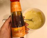 Hình bước làm 2 của món Salad sốt dầu mè mù tạt