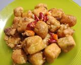 Foto langkah ke 11 dari resep Tahu Cabai Garam.