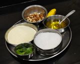 A picture of step 1 of Suji Halwa (Prasad).