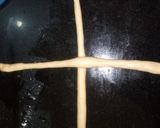 A picture of step 4 of Braided egg buns.
