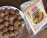 Hình bước làm 1 của món Chả giò nhân thịt