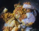 A picture of step 4 of Prawn Roast / Eraal Varuval.