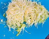 A picture of step 1 of Young Cabbage Salad with Cucumber.