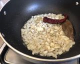 A picture of step 4 of Amarnath Leaves with Potato Curry.