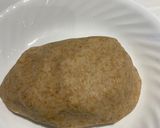A picture of step 2 of Roti/chapati.