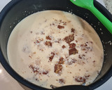 Foto del paso 4 de la receta: Tarta de Suchard con base de galletas y turrón de jijona