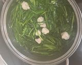 Hình bước làm 5 của món Canh hẹ thịt viên