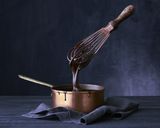Une image de l'étape 9 de Bûche trois chocolats #dessertsdefete.