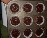 A picture of step 3 of Dark chocolate muffin.