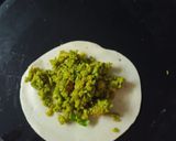 A picture of step 6 of Peas Kachori with Mango Milk shake.