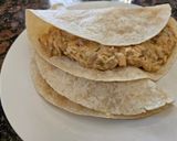 A picture of step 4 of Chicken Quesadillas with Cheese and Cream.