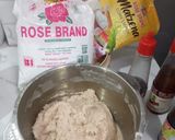 Foto langkah ke 2 dari resep Chicken Egg Roll Saus Merah Putih.